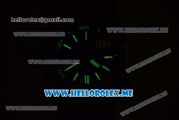Audemars Piguet Royal Oak Offshore Diver Asia 2813 Automatic Steel Case with Green Dial and Stick Markers Green Rubber Strap (EF) - Click Image to Close